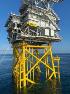 Offshore substation installed to support Massachusetts offshore wind farm